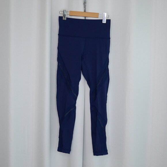 Lululemon High Times Pant Leggings *Metta Hero Blue Sz 6 - Picture 3 of 9